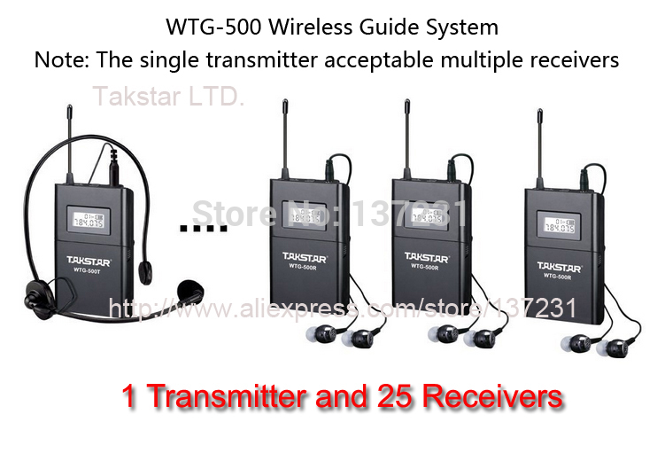 Hot takstar WTG-500   û uhf  ̵ ý 100 m 780-789 mhz (1 ۽ű  25 ű)